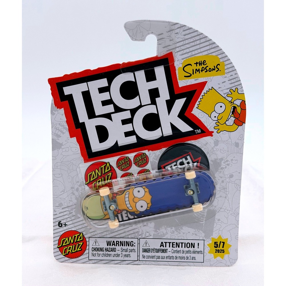 Tech Deck Santa Cruz The Simpsons Marge Simpson Fingerboard 5/7 2025 NEW